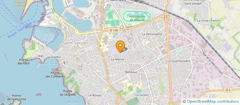 localisation de l'entreprise SCI FORHOME 2020  SAINT-MALO