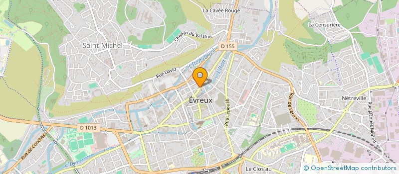 localisation de l'entreprise SCI FORIERE  EVREUX