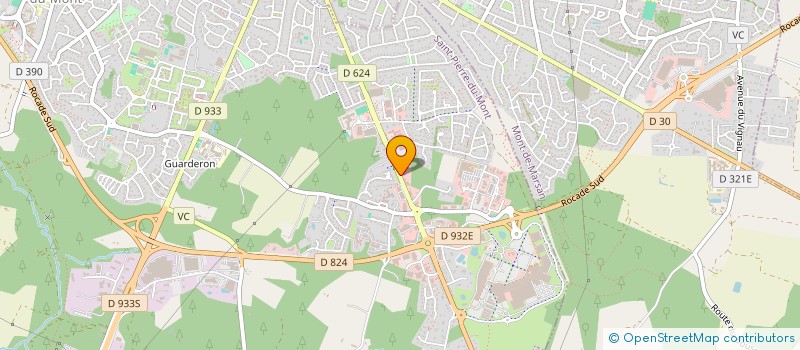 localisation de l'entreprise SCI FORINVEST à SAINT-PIERRE-DU-MONT