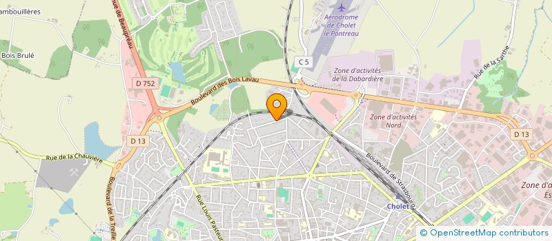 localisation de l'entreprise SCI FORJOA à CHOLET