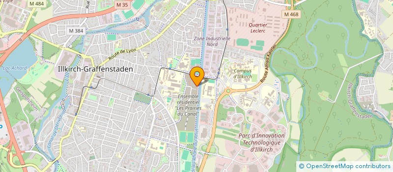 localisation de l'entreprise SCI FORLEN  ILLKIRCH-GRAFFENSTADEN