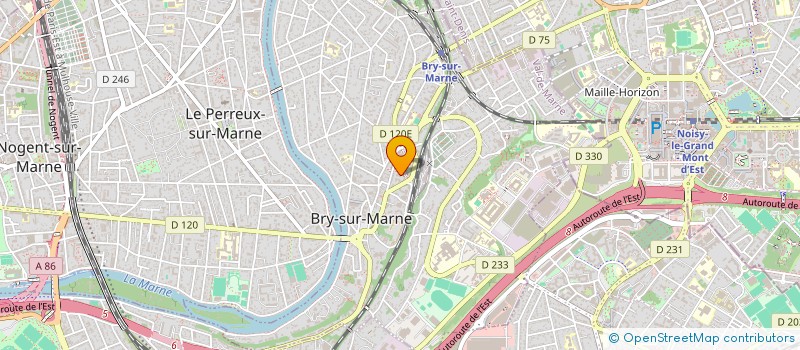 localisation de l'entreprise SCI FORLINI  BRY-SUR-MARNE