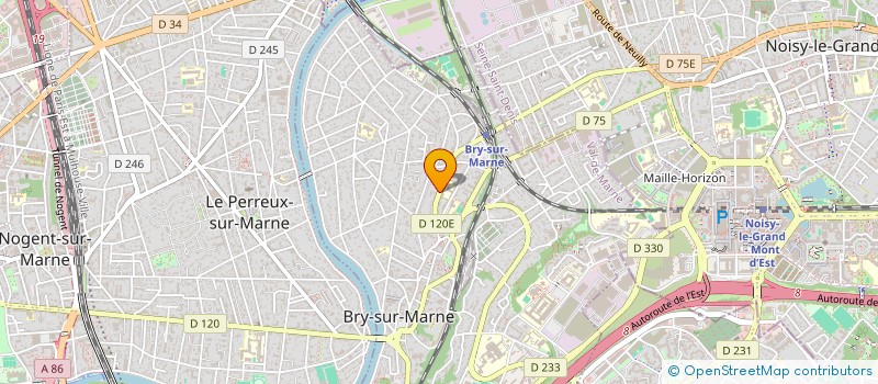localisation de l'entreprise SCI FORLINI SDA à BRY SUR MARNE