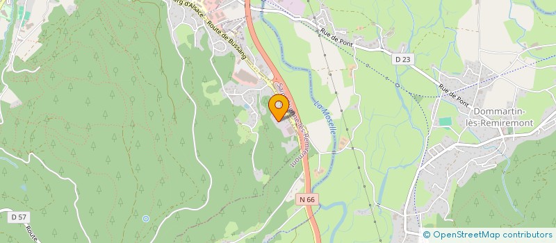 localisation de l'entreprise SCI FORM ET CO  REMIREMONT