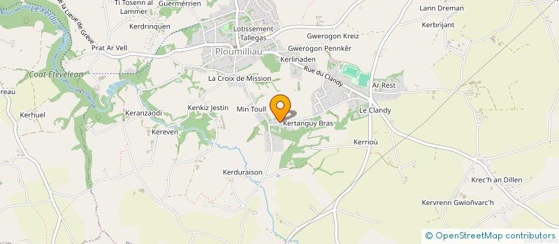 localisation de l'entreprise SCI FORMANTIN  PLOUMILLIAU