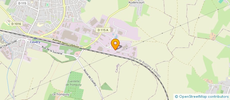 localisation de l'entreprise SCI FORMAVENIR  CAUDRY