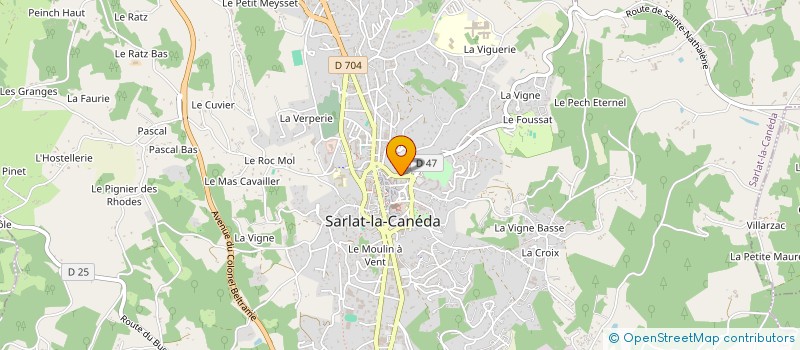 localisation de l'entreprise SCI FORME ET BIEN ETRE à SARLAT-LA-CANEDA