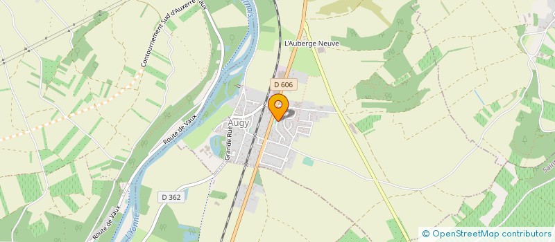 localisation de l'entreprise SCI FORMEL  AUGY