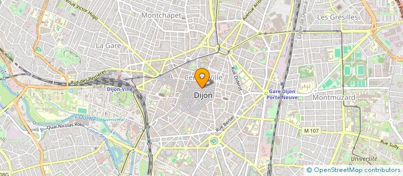 localisation de l'entreprise SCI FORMIN à DIJON