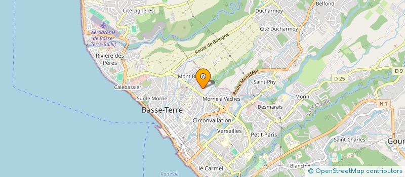 localisation de l'entreprise SCI FORMODES 4R à BASSE-TERRE