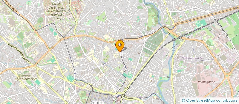 localisation de l'entreprise SCI FORMULE 1 à MONTPELLIER