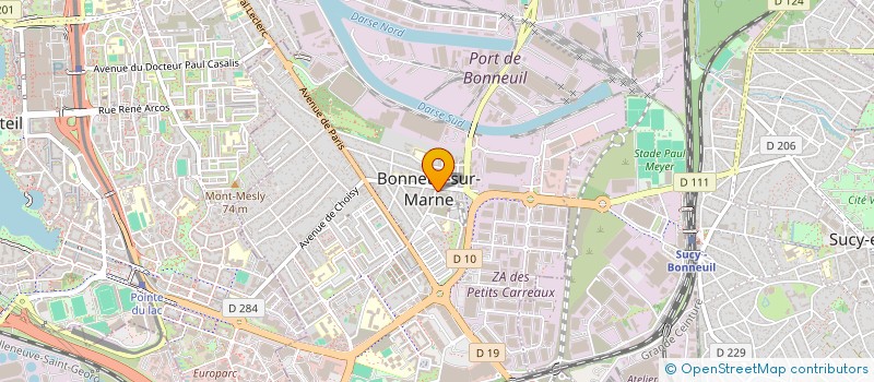 localisation de l'entreprise SCI FORMULE A à BONNEUIL-SUR-MARNE