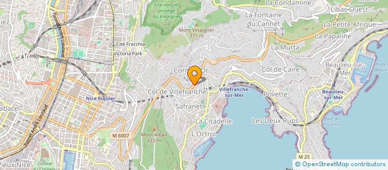 localisation de l'entreprise SCI FORNAS à VILLEFRANCHE-SUR-MER