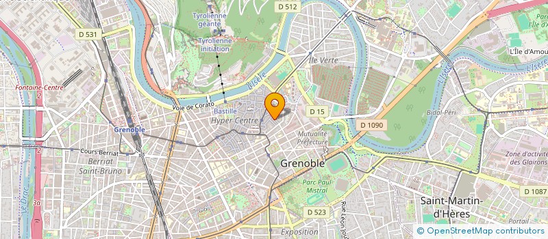 localisation de l'entreprise SCI FORNI  GRENOBLE