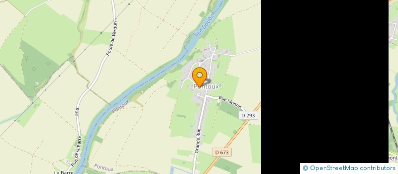 localisation de l'entreprise SCI FORSEC  PONTOUX