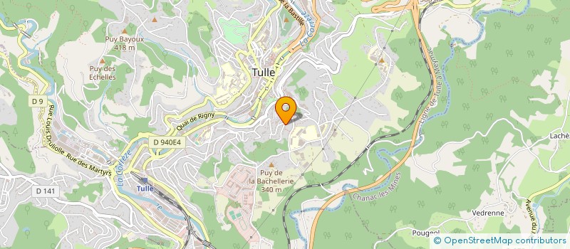 localisation de l'entreprise SCI FORSYTH  TULLE