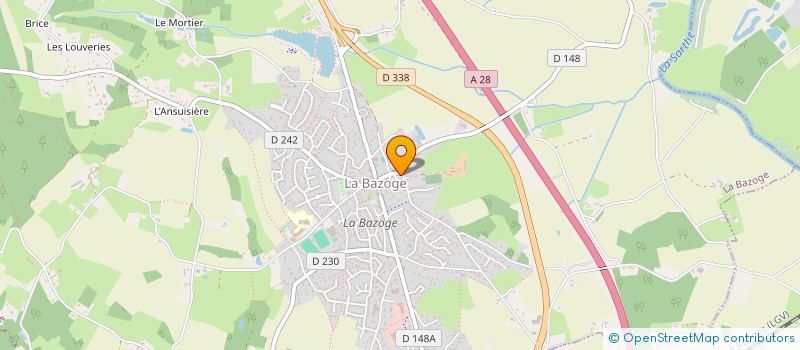 localisation de l'entreprise SCI FORT  LA BAZOGE