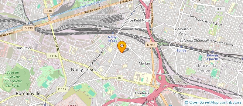 localisation de l'entreprise SCI FORT à NOISY-LE-SEC