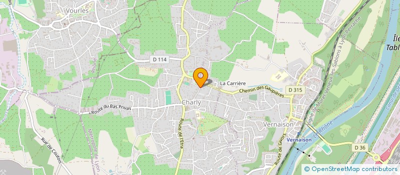 localisation de l'entreprise SCI FORT DE L EAU  CHARLY