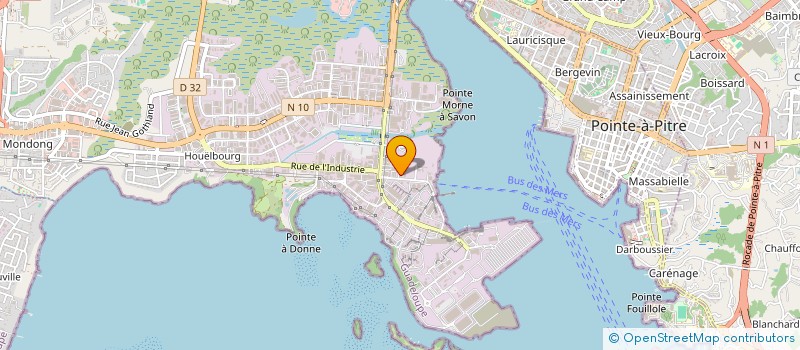 localisation de l'entreprise SCI FORT EDEN  BAIE-MAHAULT