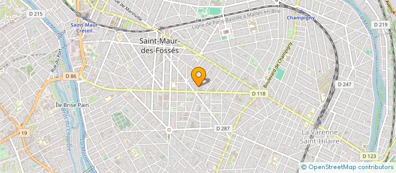 localisation de l'entreprise SCI FORTE à SAINT-MAUR-DES-FOSSES