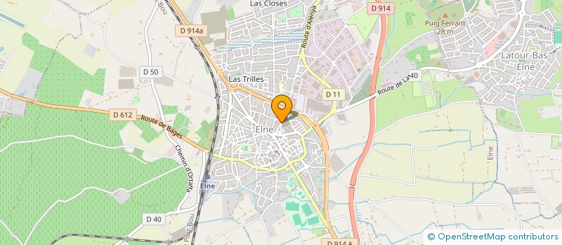 localisation de l'entreprise SCI FORTEL à ELNE