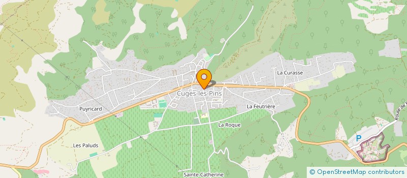 localisation de l'entreprise SCI FORTES 17  CUGES-LES-PINS