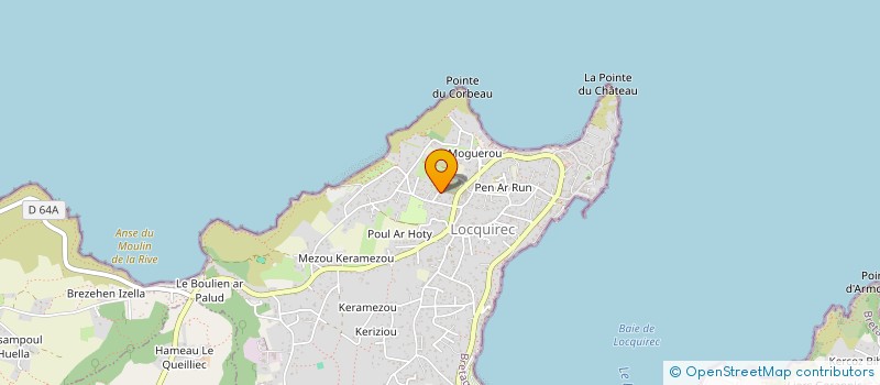 localisation de l'entreprise SCI FORTI  LOCQUIREC