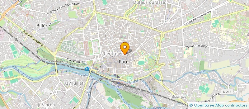 localisation de l'entreprise SCI FORTICOT PELERE à PAU