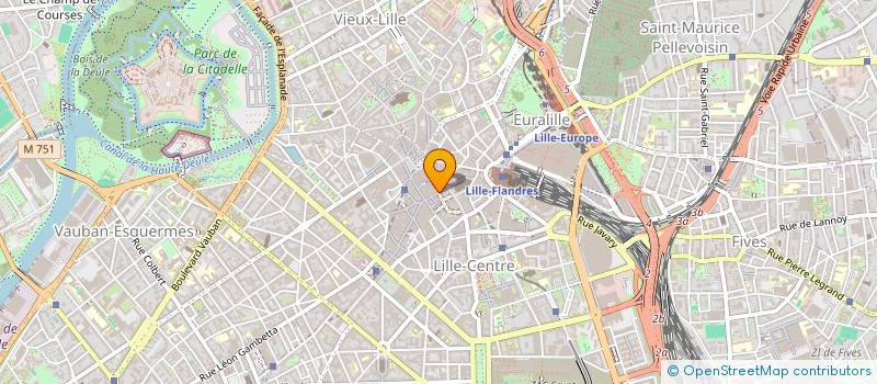 localisation de l'entreprise SCI FORTIER à LILLE