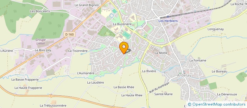 localisation de l'entreprise SCI FORTIN à LES HERBIERS