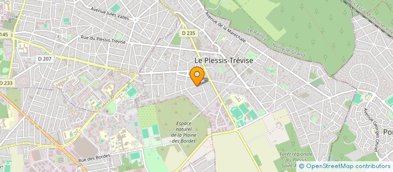 localisation de l'entreprise SCI FORTIN INVEST  LE PLESSIS-TREVISE