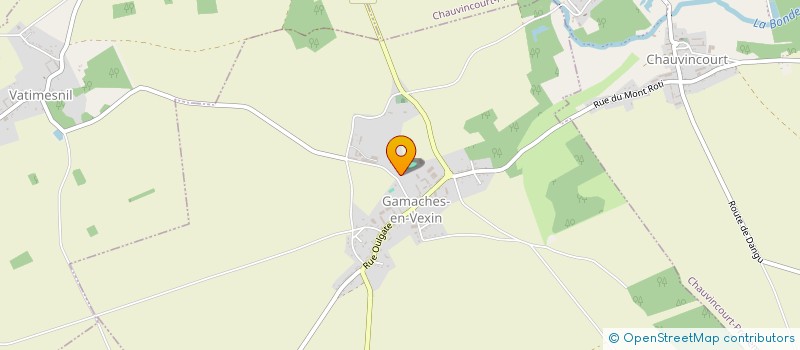 localisation de l'entreprise SCI FORTIN ROSSI  GAMACHES-EN-VEXIN