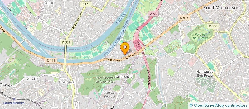 localisation de l'entreprise SCI FORTISSIMMO à RUEIL-MALMAISON