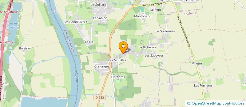 localisation de l'entreprise SCI FORTOU  FAREINS