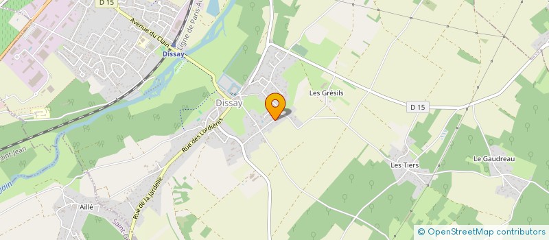 localisation de l'entreprise SCI FORTPUY à DISSAY