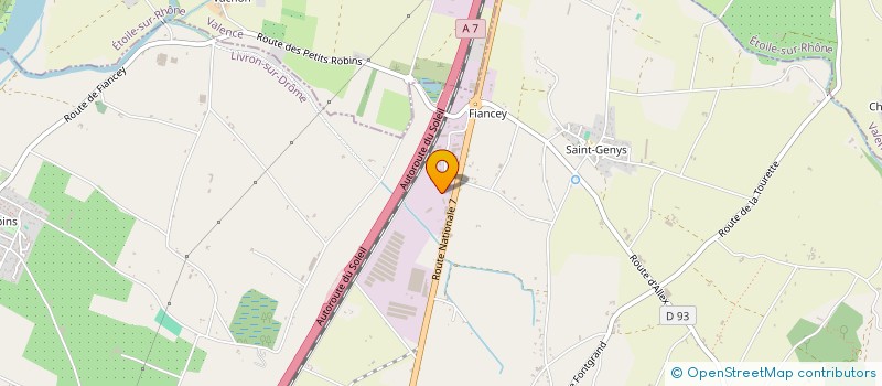 localisation de l'entreprise SCI FORTSURE  LIVRON-SUR-DROME