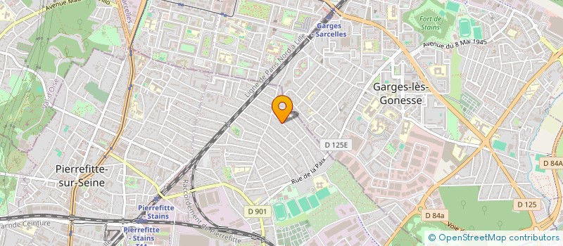 localisation de l'entreprise SCI FORTUN  STAINS