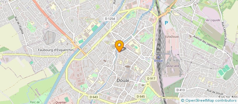 localisation de l'entreprise SCI FORTUNA à DOUAI