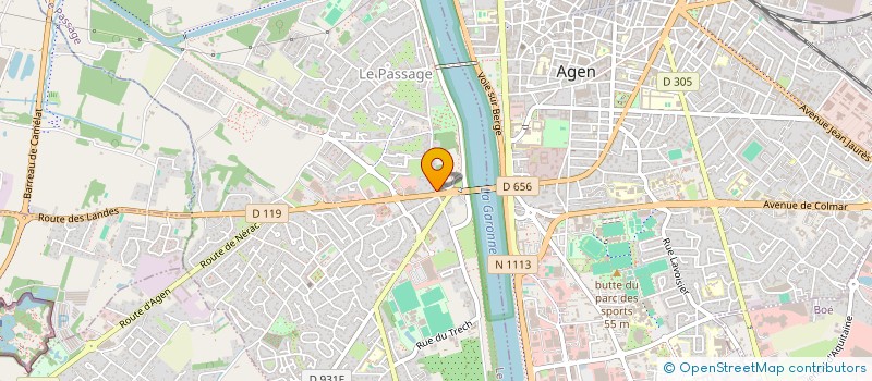 localisation de l'entreprise SCI FORTUNATO  LE PASSAGE