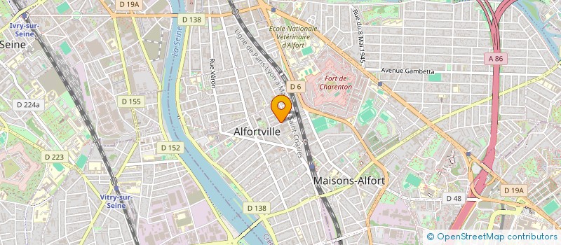 localisation de l'entreprise SCI FORTUNE à ALFORTVILLE