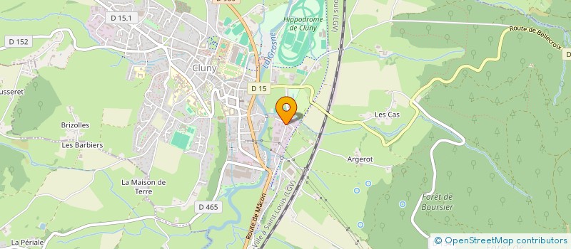 localisation de l'entreprise SCI FORTUNE DESBOIS  CLUNY