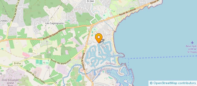 localisation de l'entreprise SCI FORTUNE NORMAND à GRIMAUD