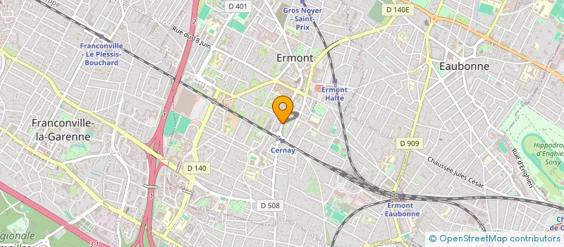 localisation de l'entreprise SCI FORTYTOO à ERMONT