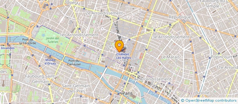 localisation de l'entreprise SCI FORUM à PARIS