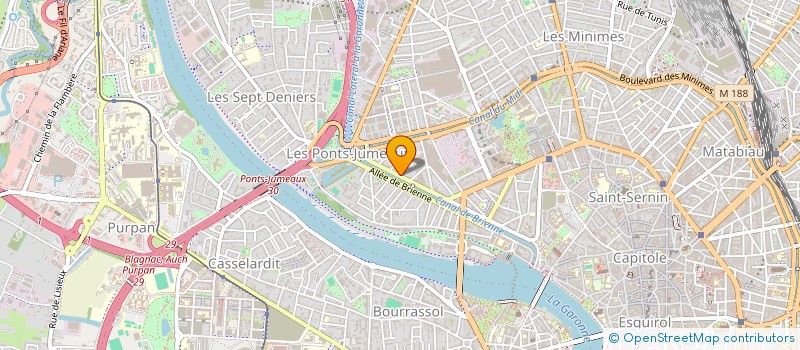 localisation de l'entreprise SCI FORUM à TOULOUSE