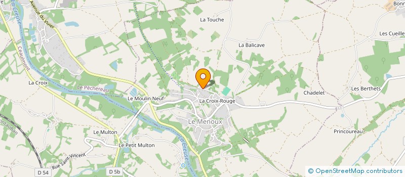 localisation de l'entreprise SCI FORUM à LE MENOUX