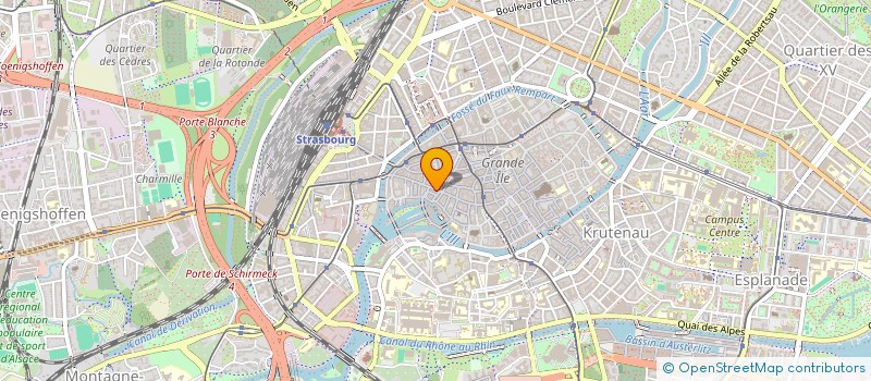 localisation de l'entreprise SCI FORUM INVESTISSEMENT à STRASBOURG
