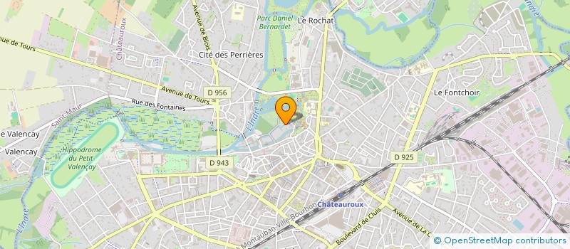 localisation de l'entreprise SCI FORUM LAVAGE à CHATEAUROUX