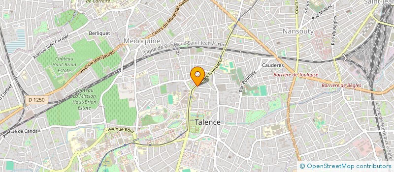 localisation de l'entreprise SCI FORUM TALENCE  TALENCE